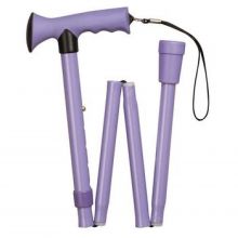 Lavender Folding Comfort Grip Cane