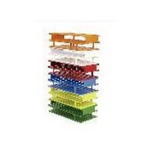 3-Tiered Test Tube Rack Nalgene Unwire 72 Place 13 mm Tube Size White 2-1/4 X 4 X 8 Inch