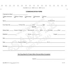 Communication Form 1236/5