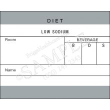 Diet Card 1589