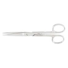 Operating Scissors Miltex 6 Inch Length OR Grade German Stainless Steel NonSterile Finger Ring Handle Straight Blade Sharp Tip / Sharp Tip