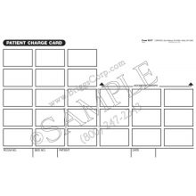 Patient/Resident Charge Card Label Form