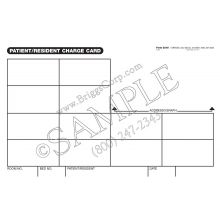 Patient/Resident Charge Card Label Form - 8 x 5