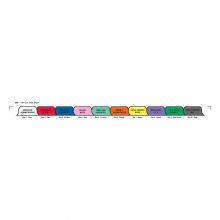 Chart Divider Set - Paper - Home Care - 10 Tabs Side