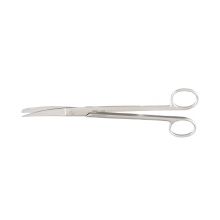 Dissecting Scissors Miltex Sims 8 Inch Length OR Grade German Stainless Steel NonSterile Finger Ring Handle Curved Blade Sharp Tip / Blunt Tip