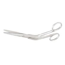 Dorsal Scissors Miltex Cottle 6-1/2 Inch Length OR Grade German Stainless Steel NonSterile Finger Ring Handle Angled Blade Blunt Tip / Blunt Tip