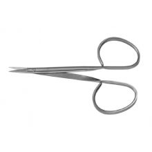 Iris Scissors Padgett 3-3/4 Inch Length Surgical Grade Stainless Steel NonSterile Finger Ring Handle Straight Blade Sharp Tip / Sharp Tip