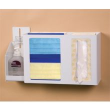 Hygiene Dispensing Station Wall Mount Quartz Beige 17-1/2 W X 9-3/4 H X 4-3/4 D Inch ABS Plastic