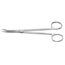 Scissors Padgett Barsky 6 Inch Length Finger Ring Handle Curved Blade Semi Sharp