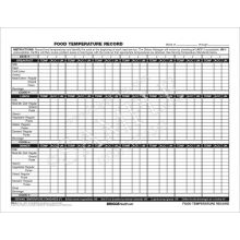 Record Sheet for Food Temperature