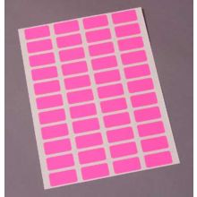 Charge Labels - Resource System Compatible - Laser - 4-Across - Pink